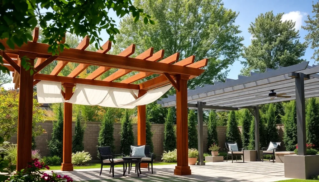 10 Best Pergola Materials for Durability and Style