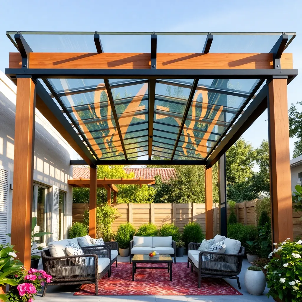 Install a Transparent Roof Covering