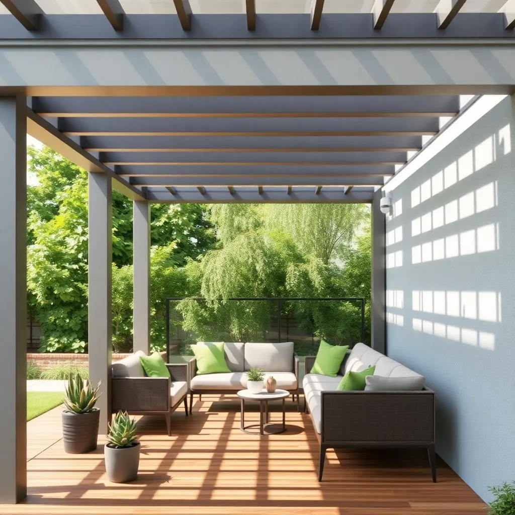 Select Sleek, Minimalist Pergola Designs