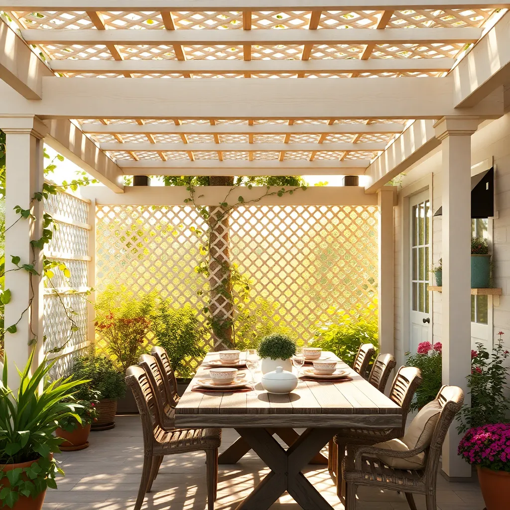 Create Privacy with Lattice Panels