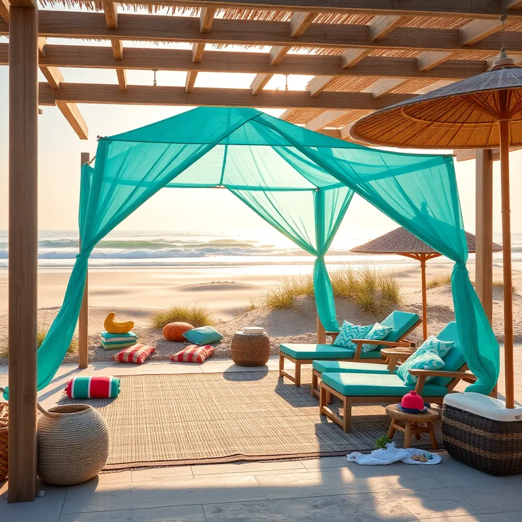 Easy-To-Assemble Beach Shelters