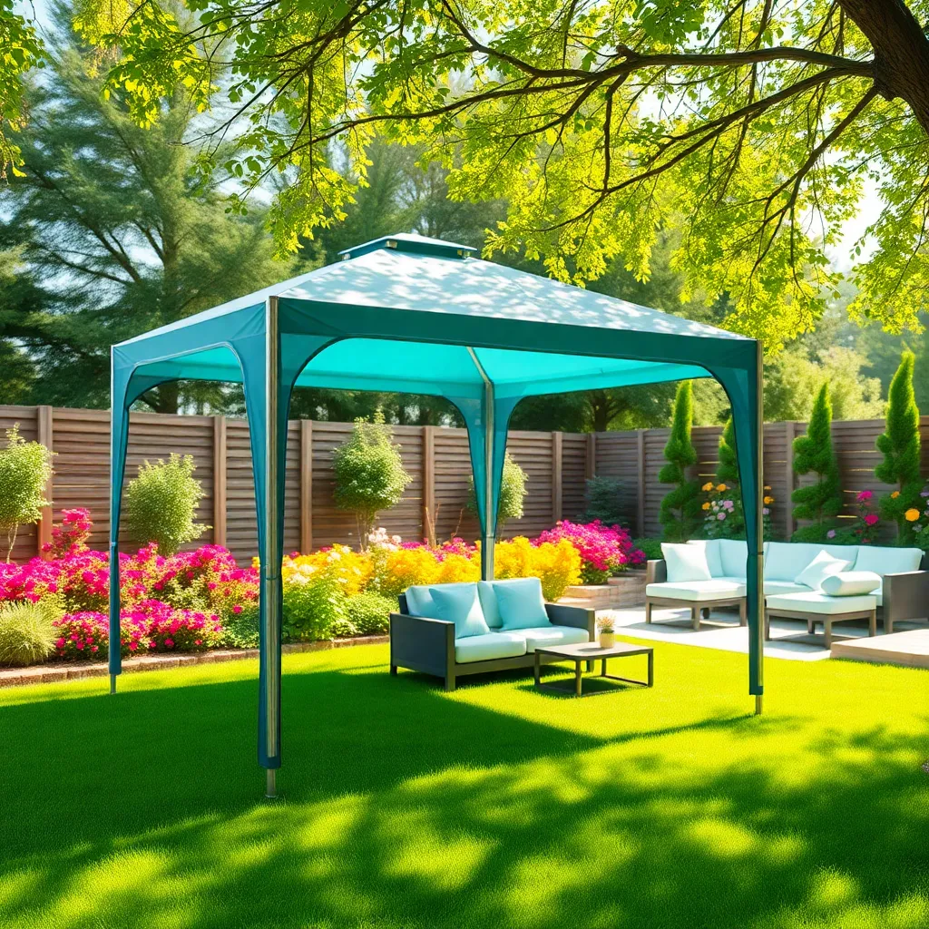 Assembling a Portable Pop-Up Gazebo