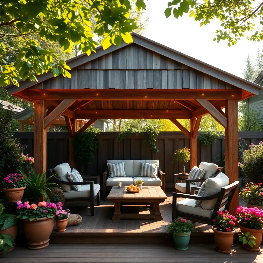 Design a Reclaimed Wood Gazebo