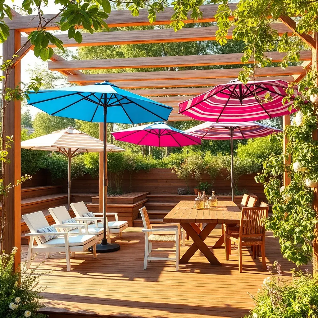 Position Freestanding Umbrellas Strategically