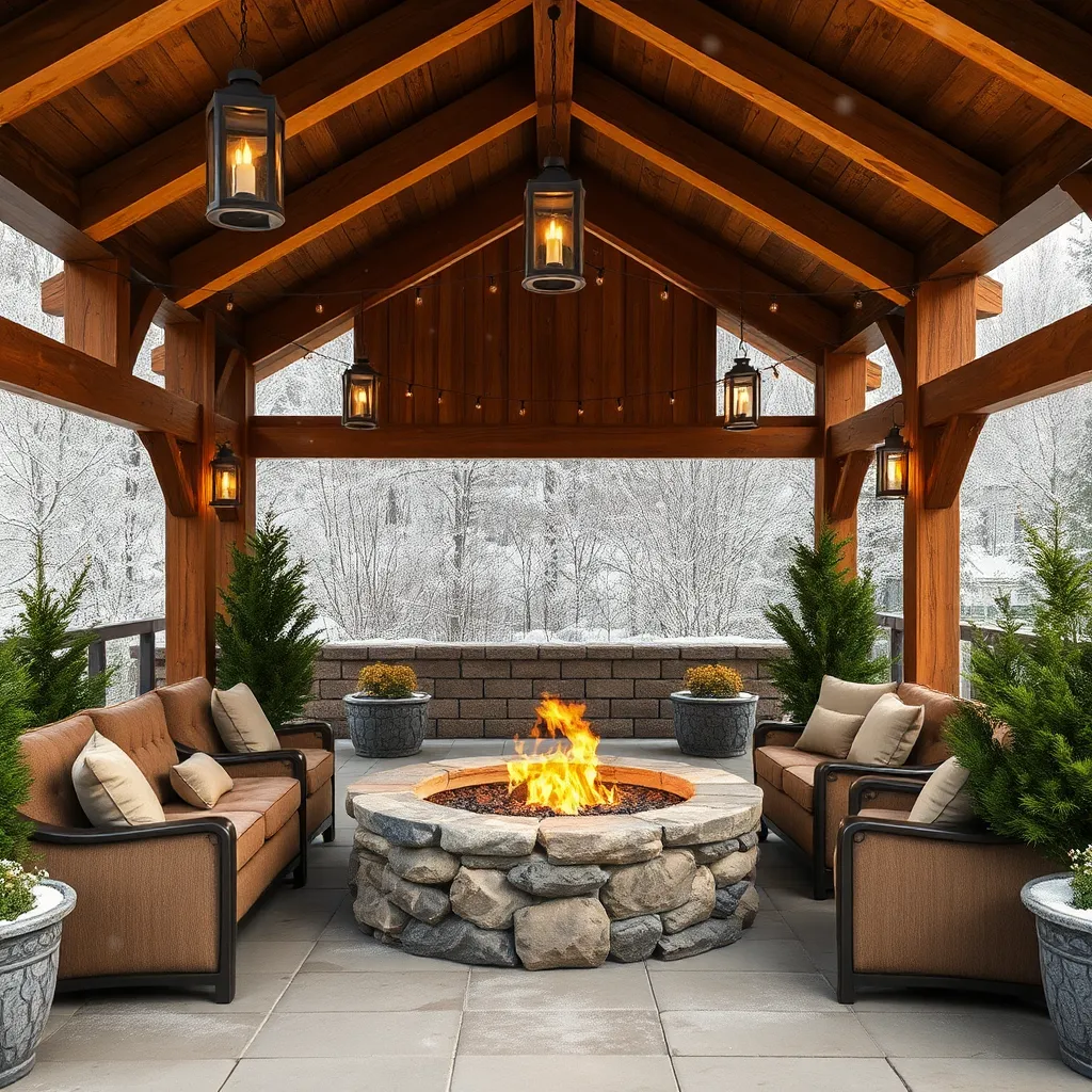 Incorporating Fire Pits in Shelters