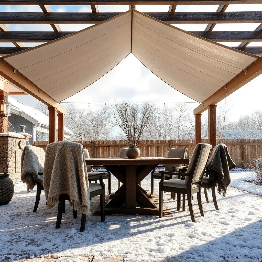 Installing Snow-Proof Canopies