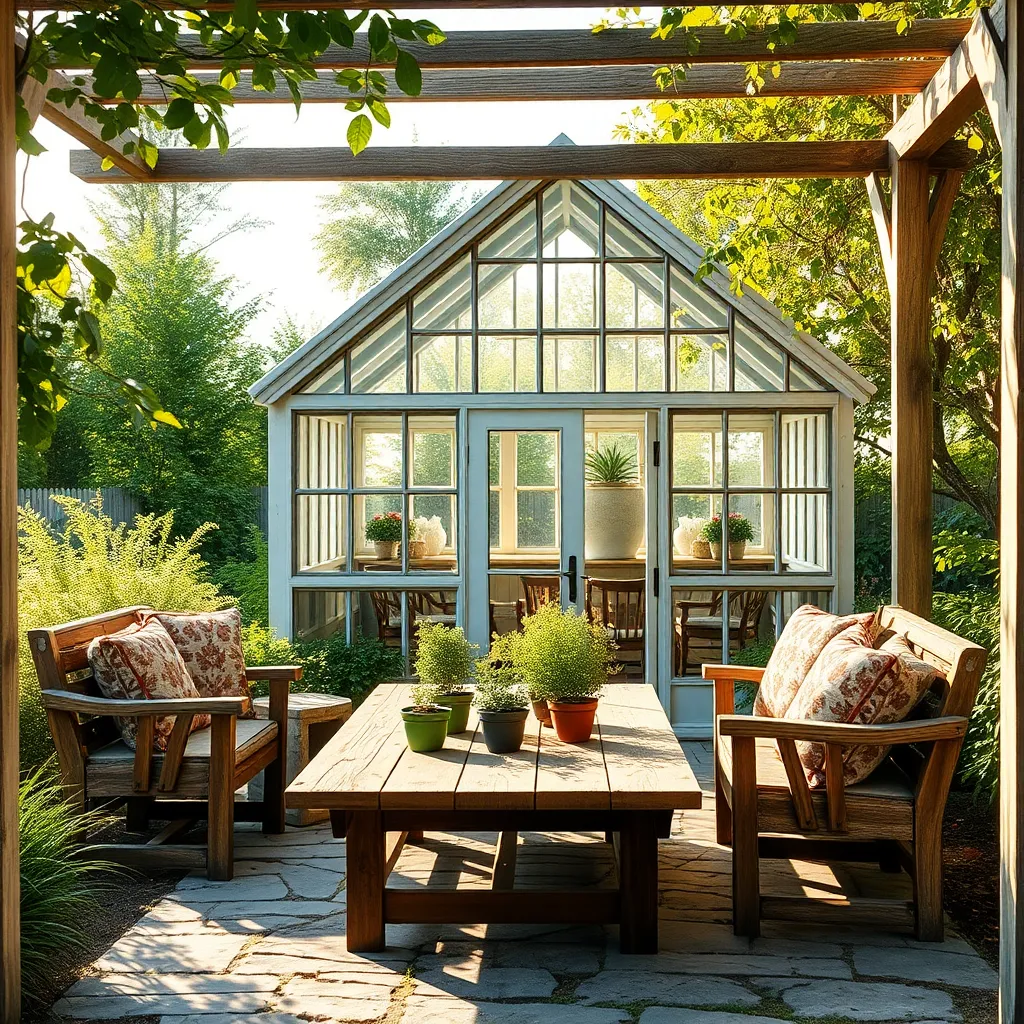 Utilize Reclaimed Window Greenhouses
