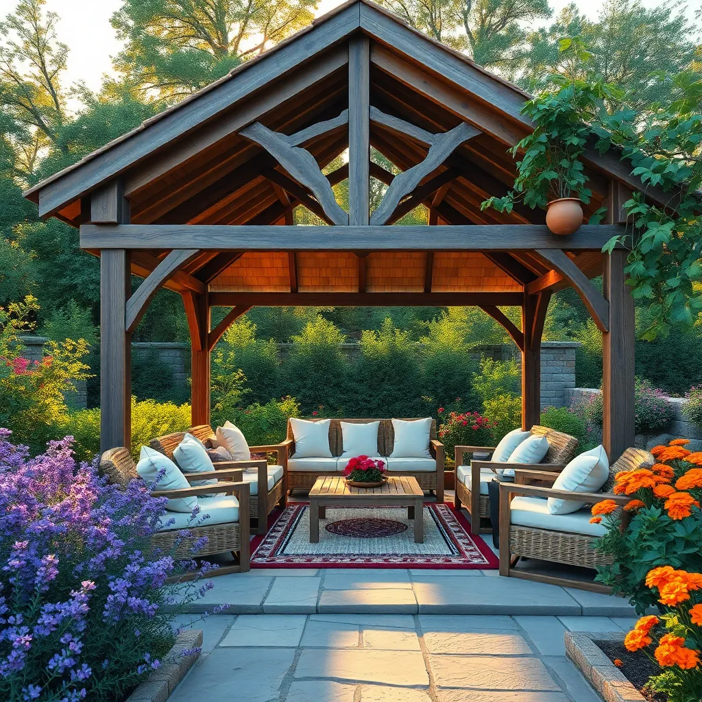 Crafting Enchanting Garden Pavilions