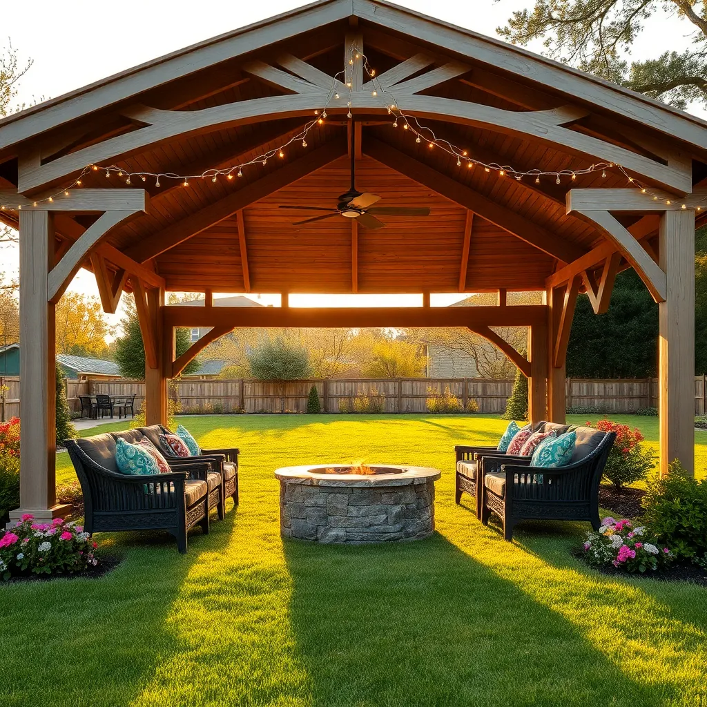 Gazebo Styles to Complement Fire Pits