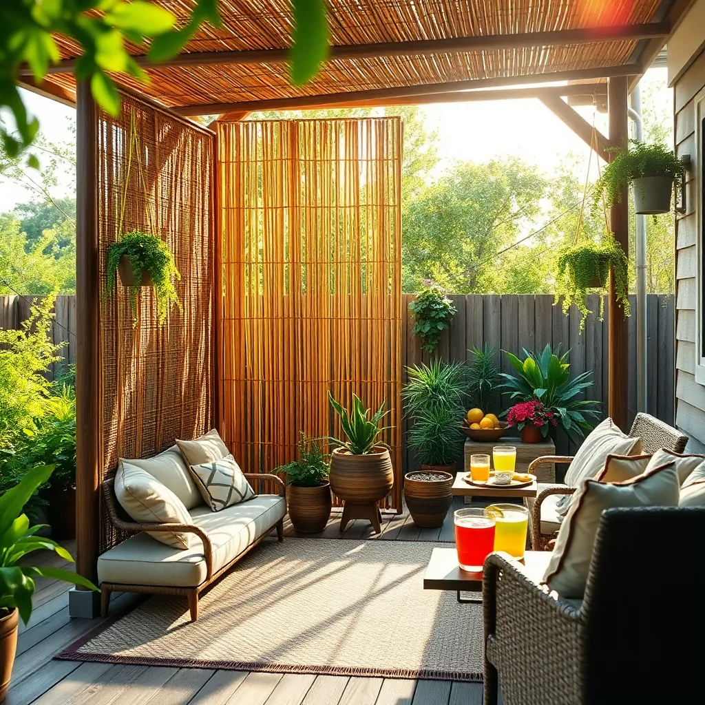 Construct a DIY Bamboo Screen