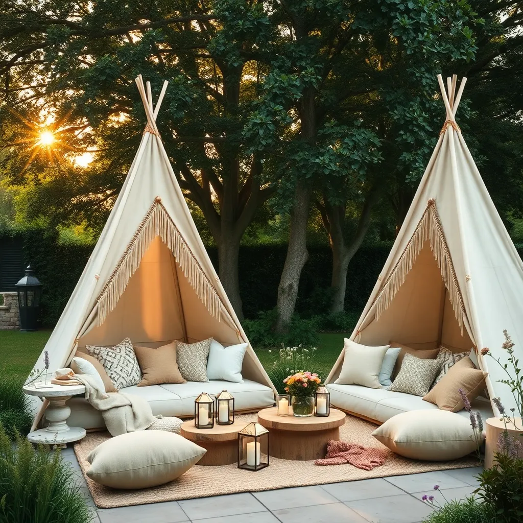 Chic Teepees: Outdoor Elegance