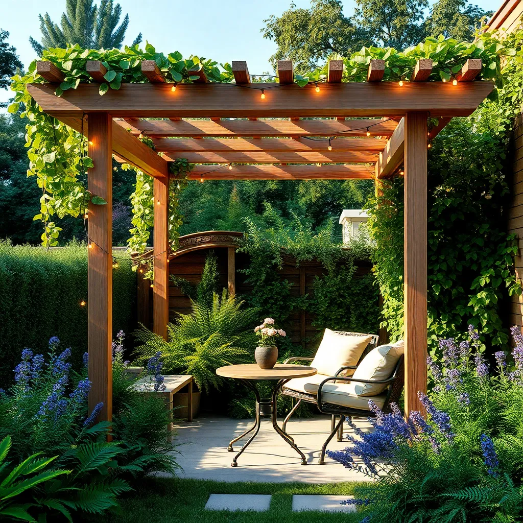 Compact Pergolas for Cozy Gardens