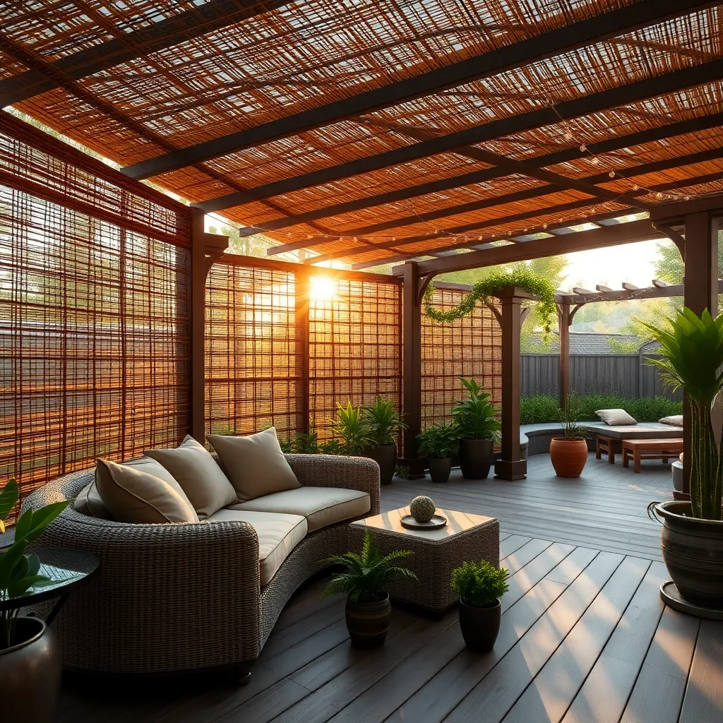 Employ Bamboo or Reed Screens