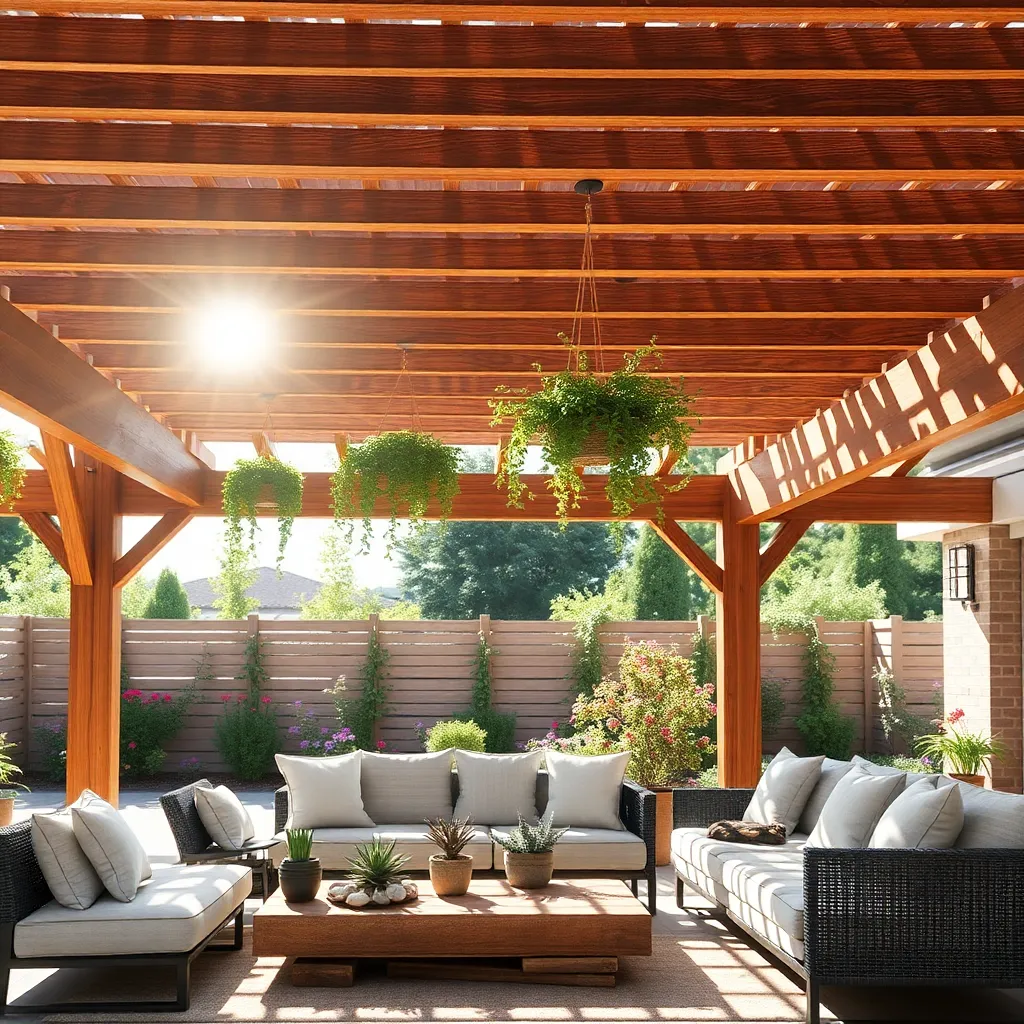 Add a Wooden Trellis Roof