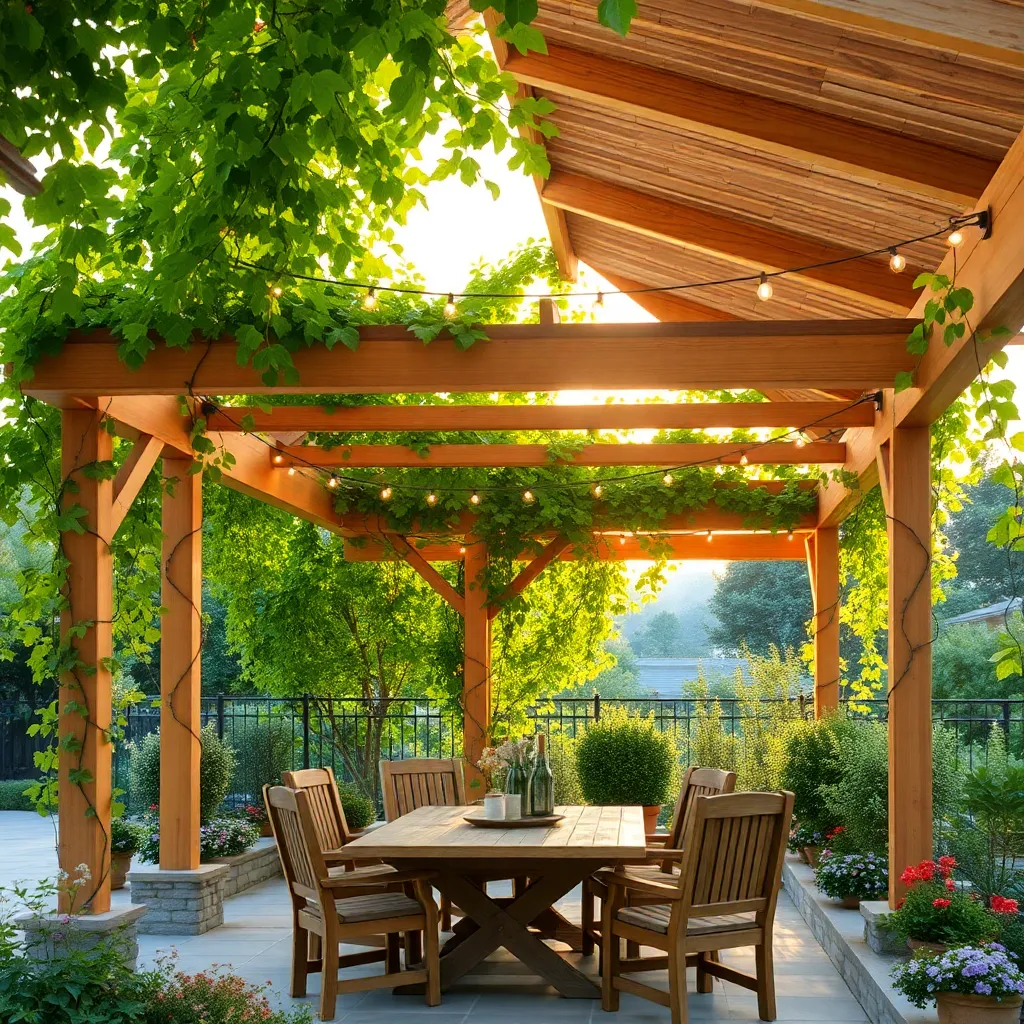 Create Green Canopies with Vines