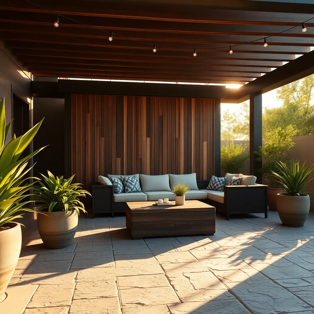 Concealing Clutter with Screen Panels