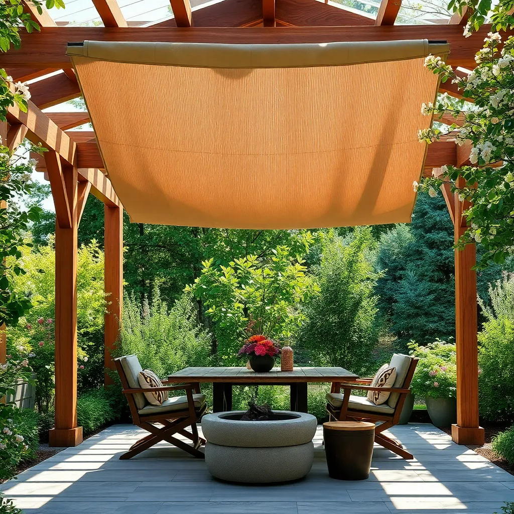 Incorporate Retractable Fabric Canopies