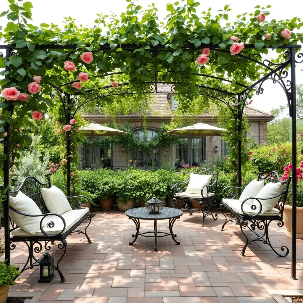 Design Vintage-Inspired Metal Arbors