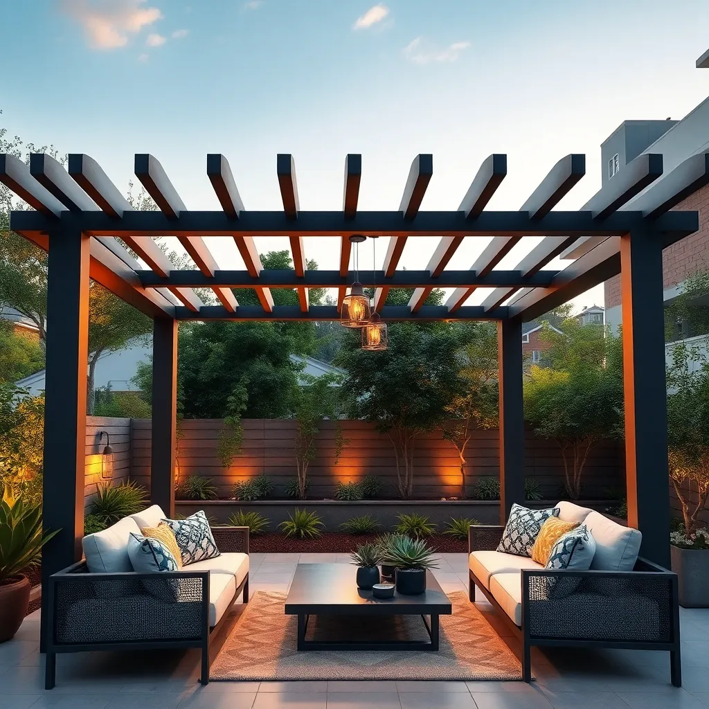 Opt for Sleek Pergola Designs