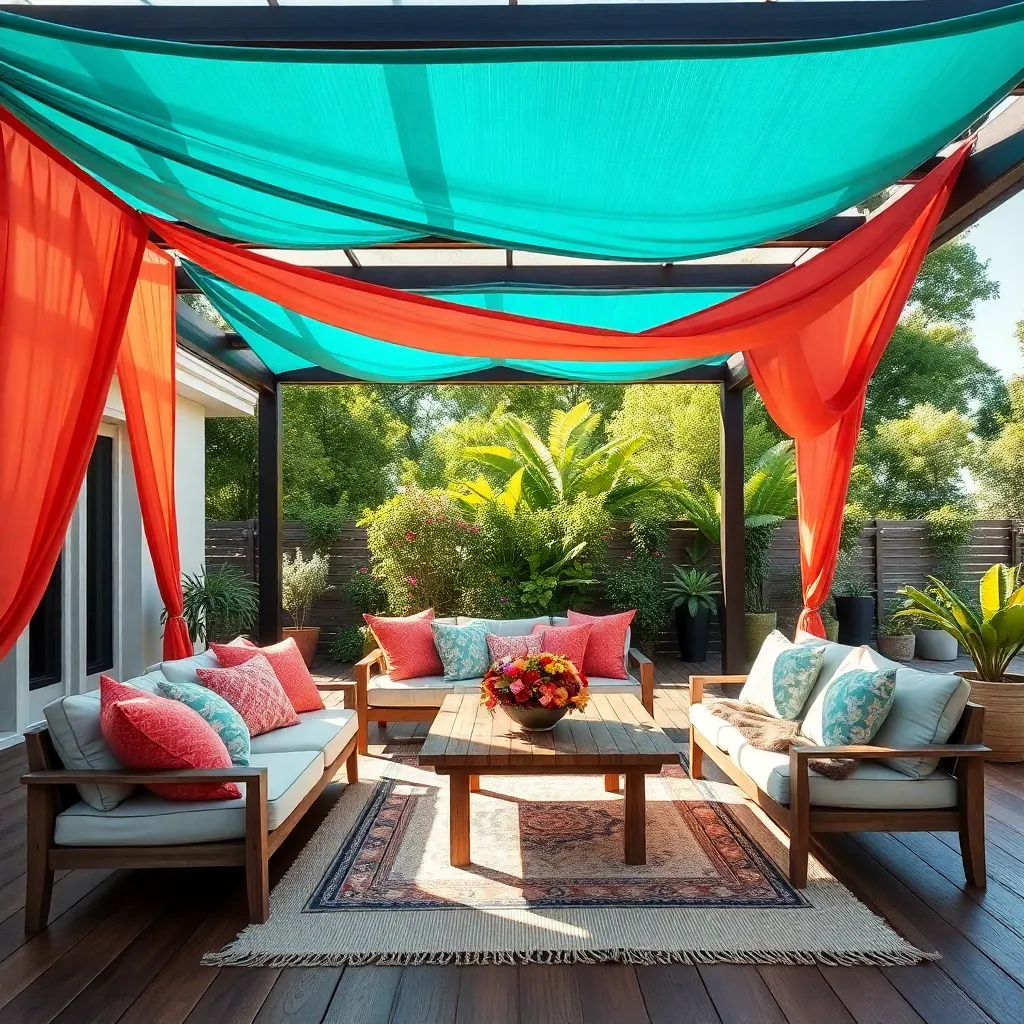 Adding Color with Fabric Awnings