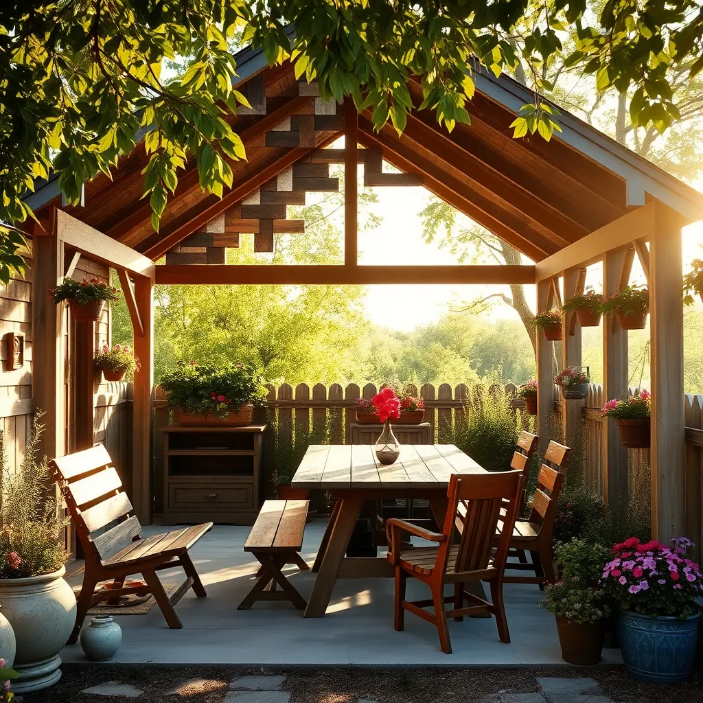 Repurposing Materials for Rustic Shelters