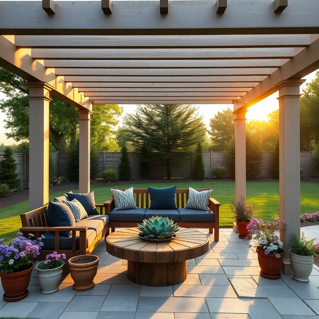 Traditional Vinyl Pergola (Weather-Resistant PVC)