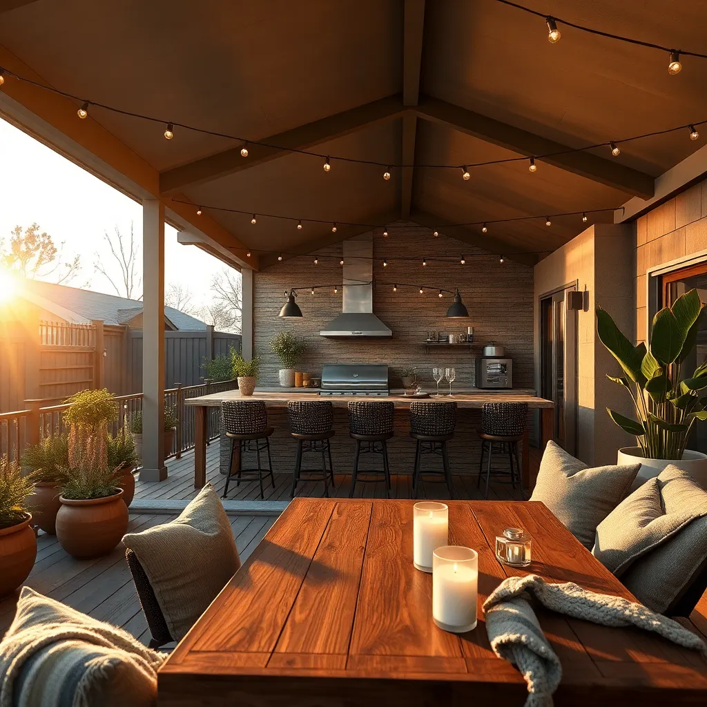 Creating Warmth with Outdoor Kitchens