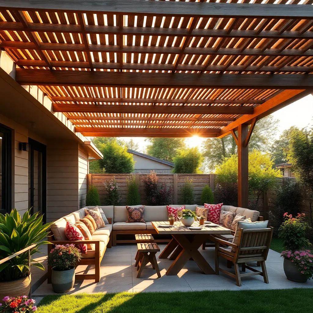 Constructing a Wooden Slat Canopy