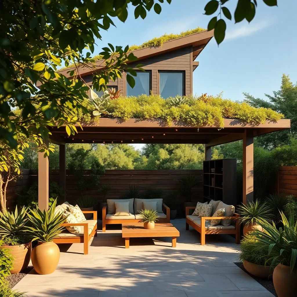 Blend with Nature Using Green Roofs
