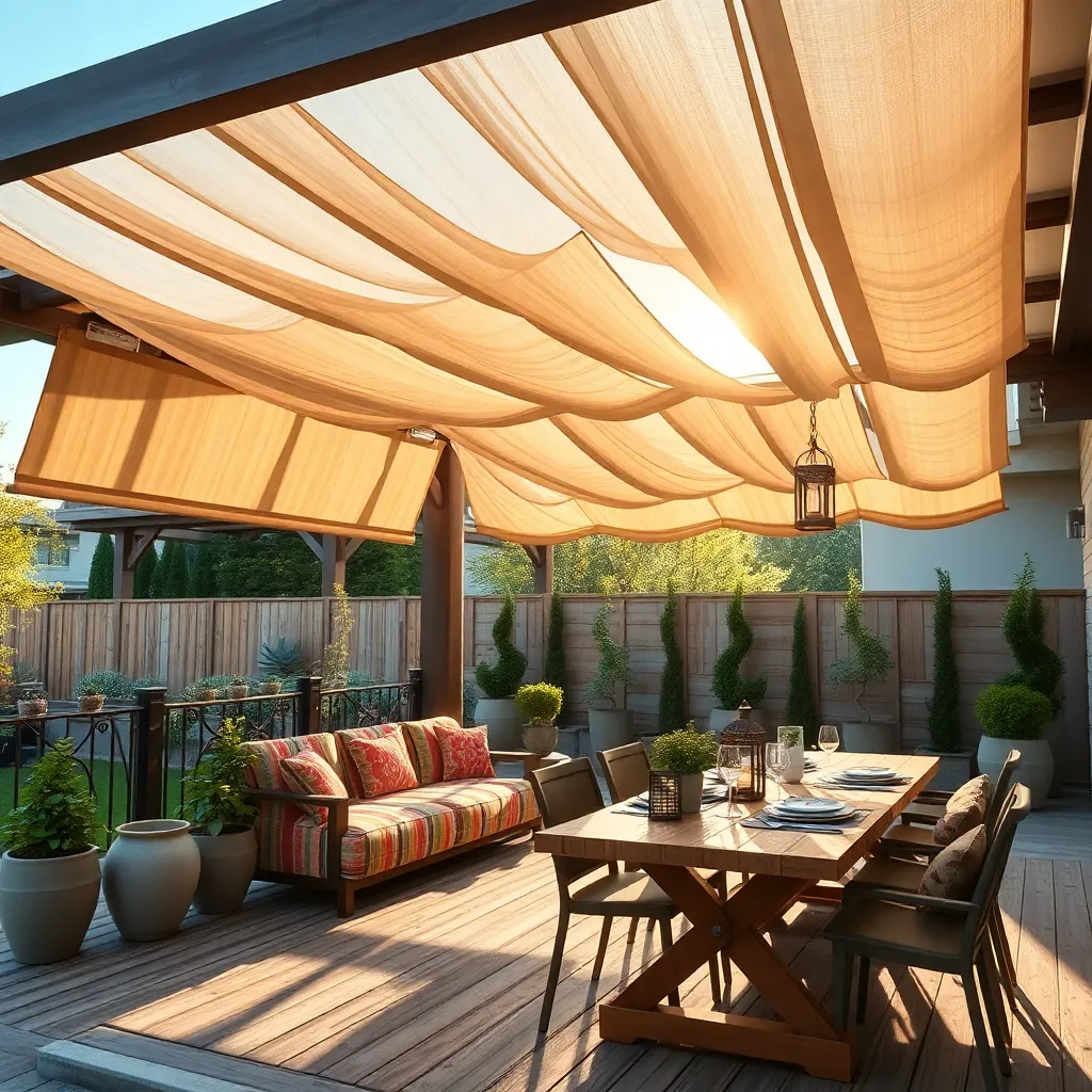 Add a Layer of Pergola Awnings