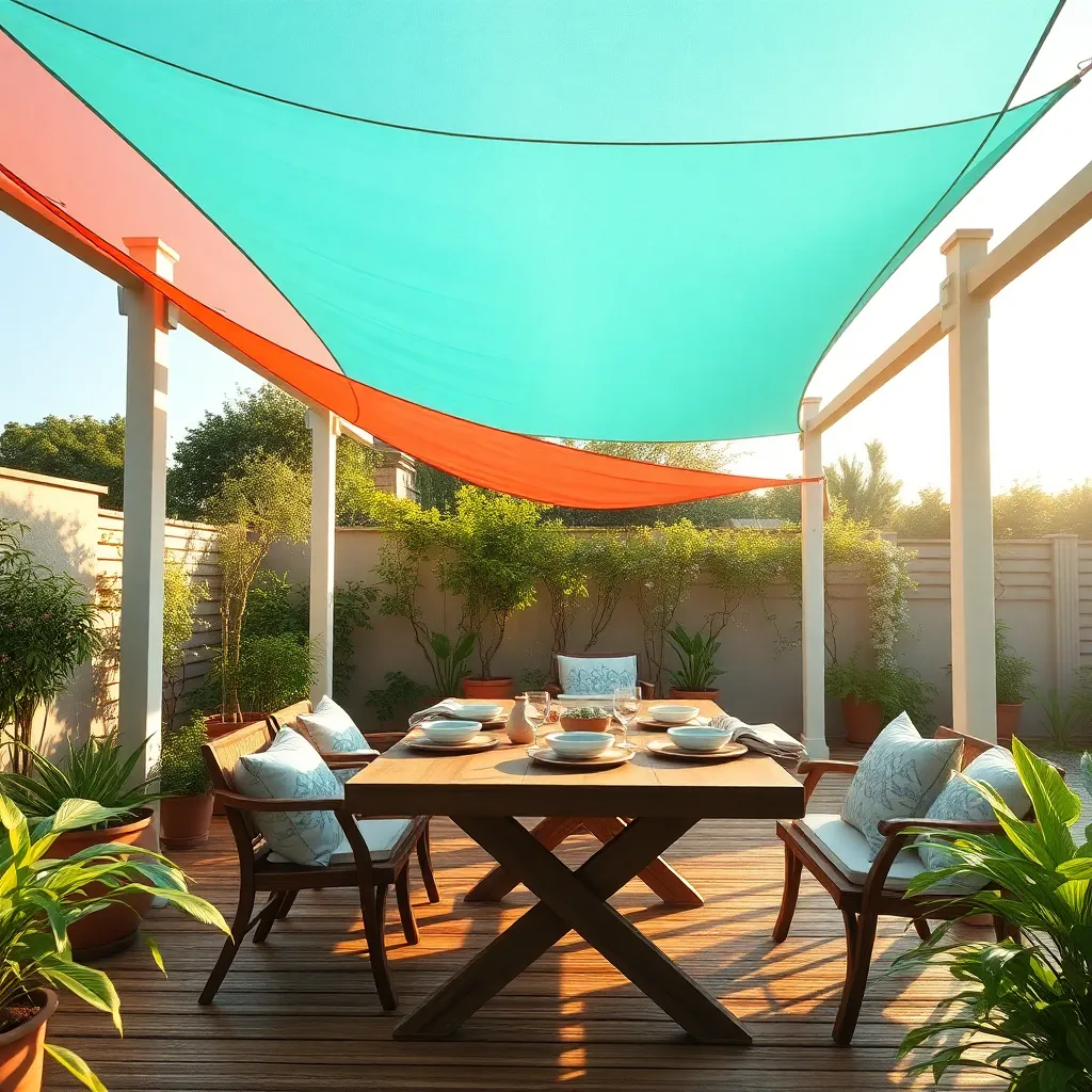 Shade Sails for Cost-Effective Coverage