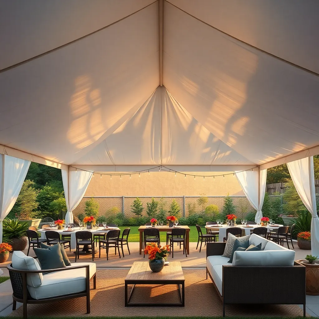 Collapsible Event Tents for Gatherings