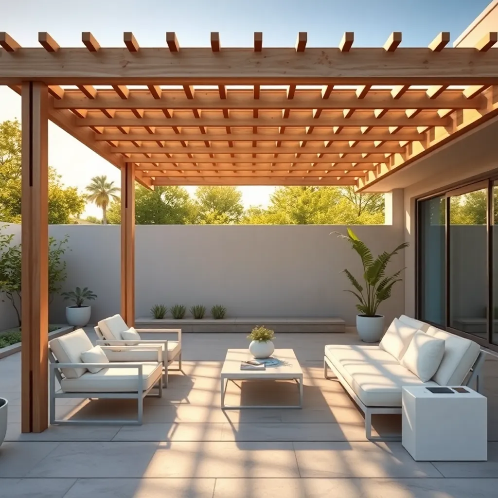 Embracing Minimalist Pergola Designs