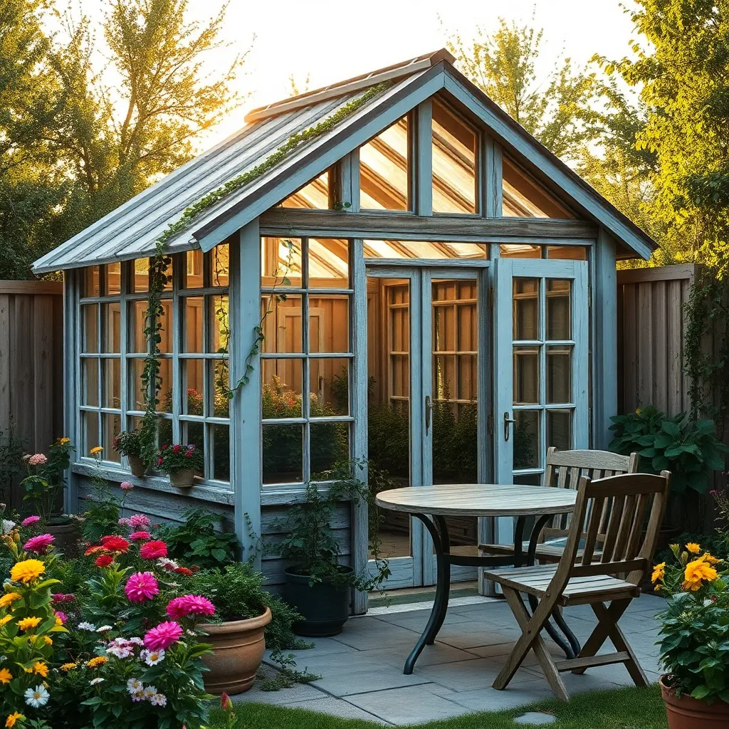 Build a Recycled Window Greenhouse