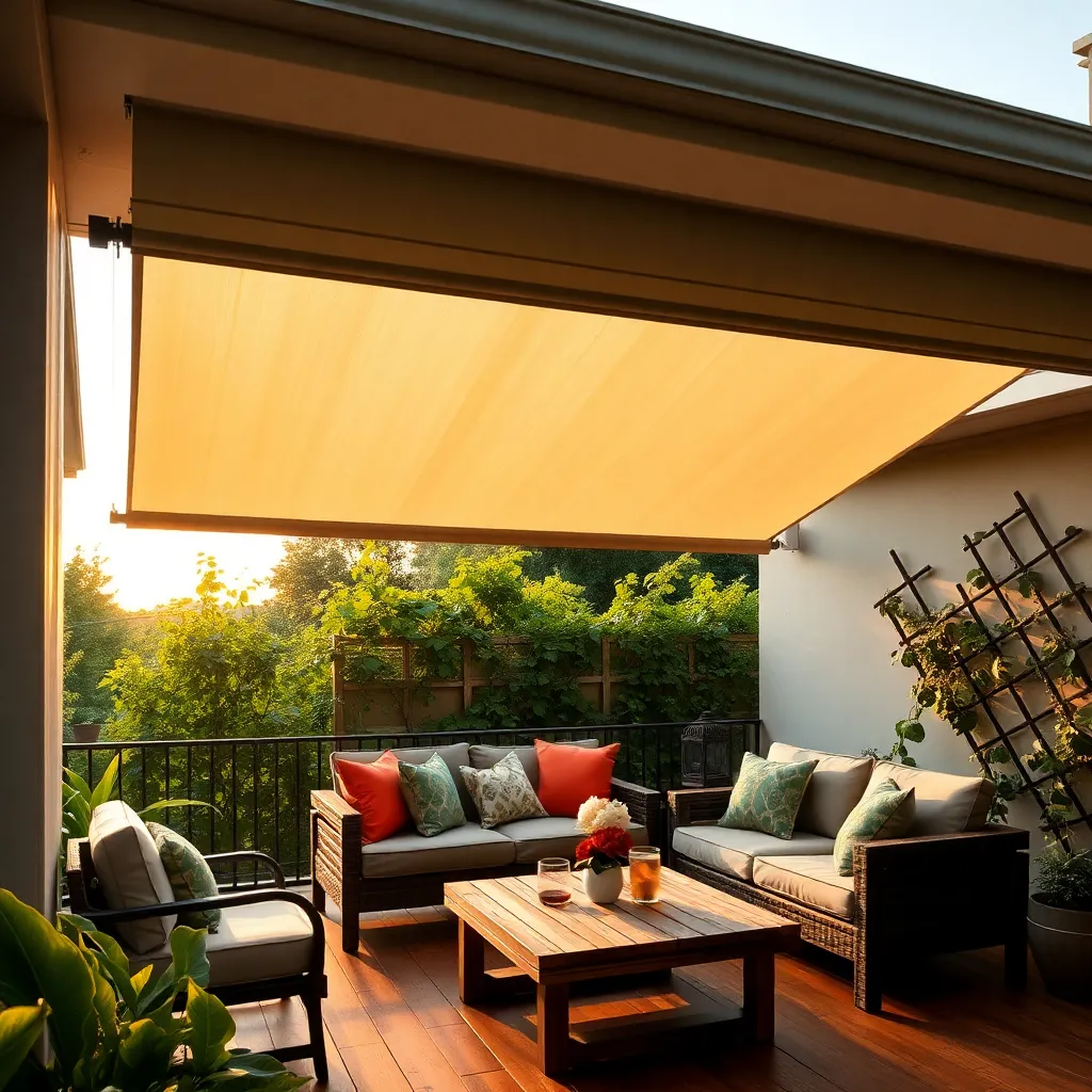 Awnings: Adjustable Sun Protection