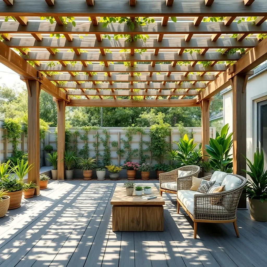 Eco-Friendly Green Pergola (Recycled Composite Materials)