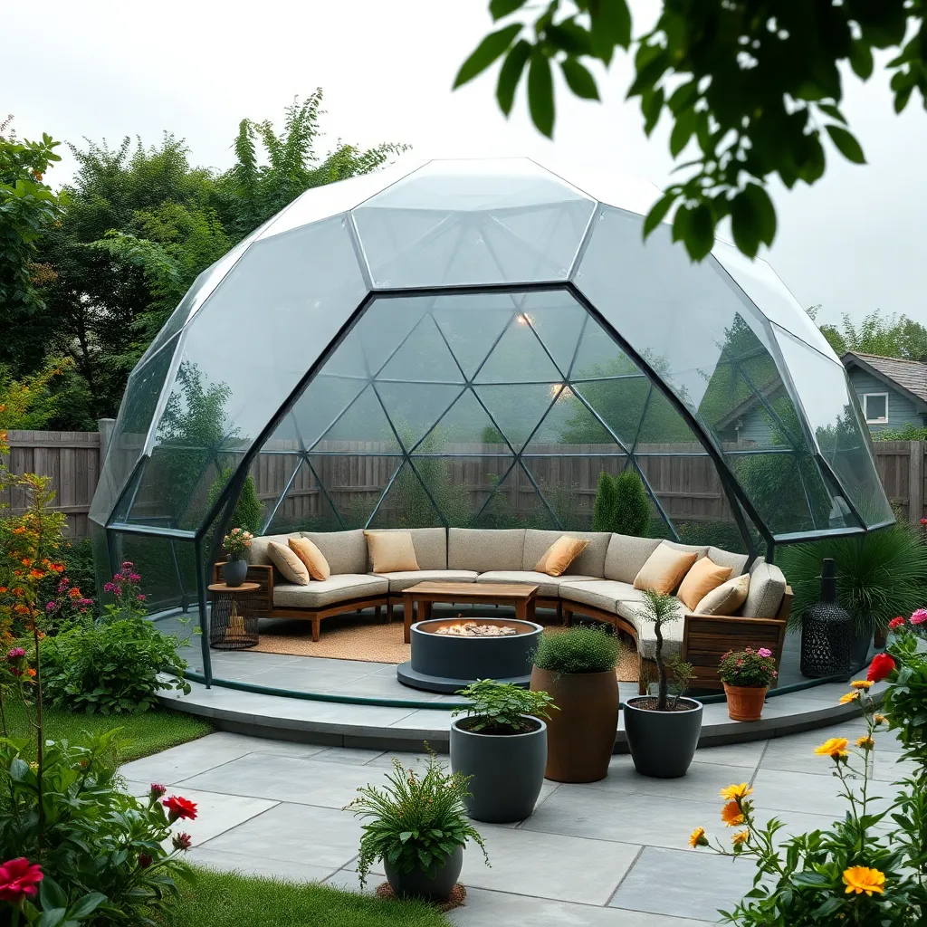 Construct a Transparent Dome Retreat
