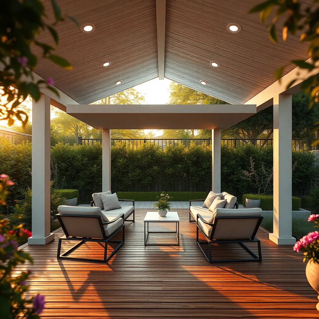 Minimalist Gazebos: Maximum Comfort