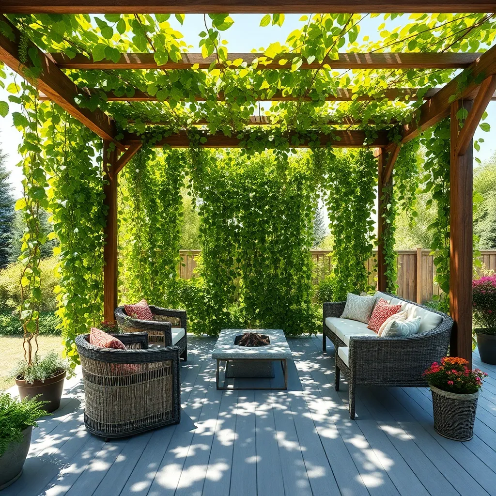 Creating a Lush Greenery Shade Wall