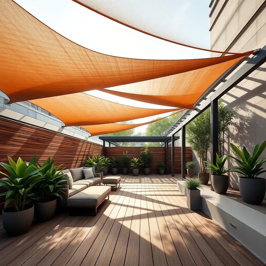 Maximize Shade with Sail Structures