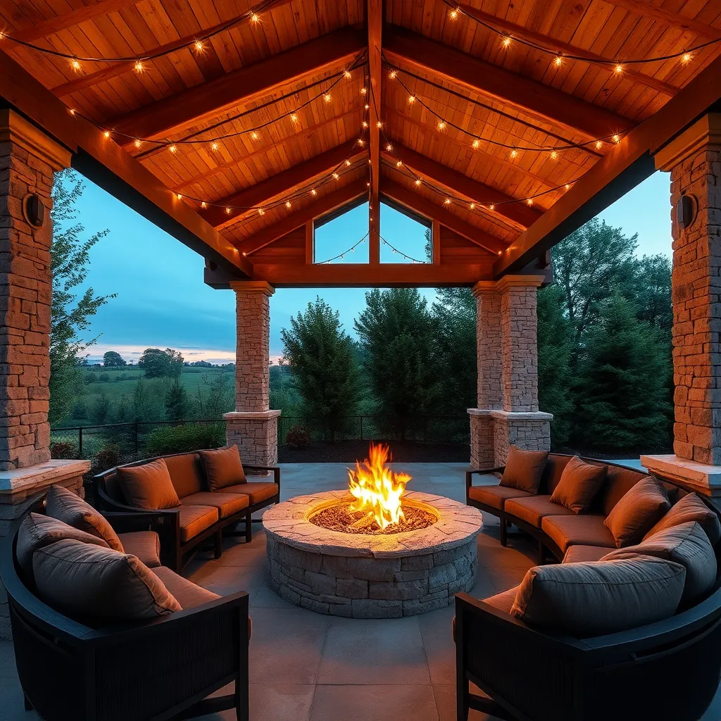 Incorporating Fire Pits for Warmth