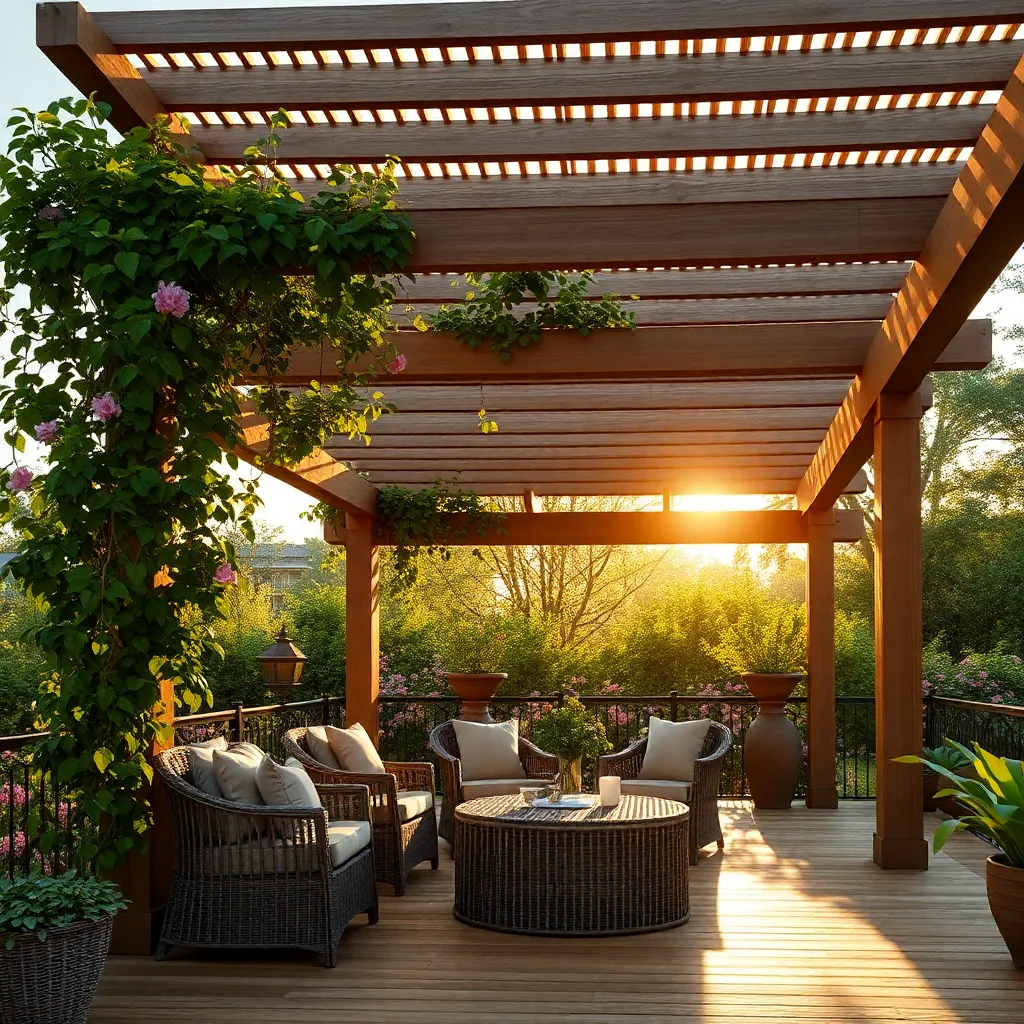 Pergola Roofs for Light and Air