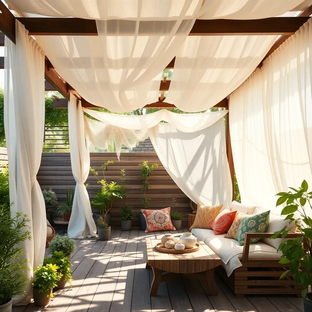 Incorporate Flowing Sheer Curtains