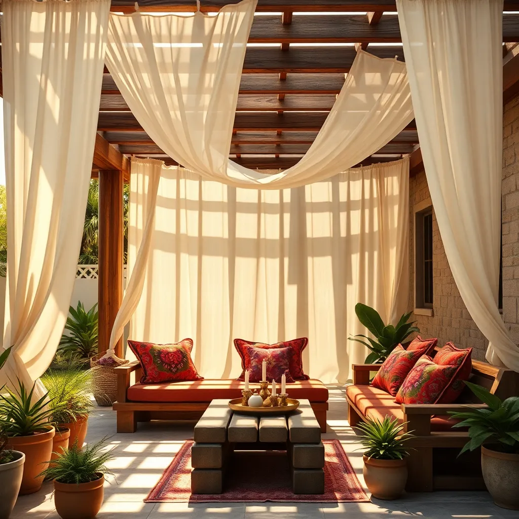 Add Colorful Bohemian Cushions