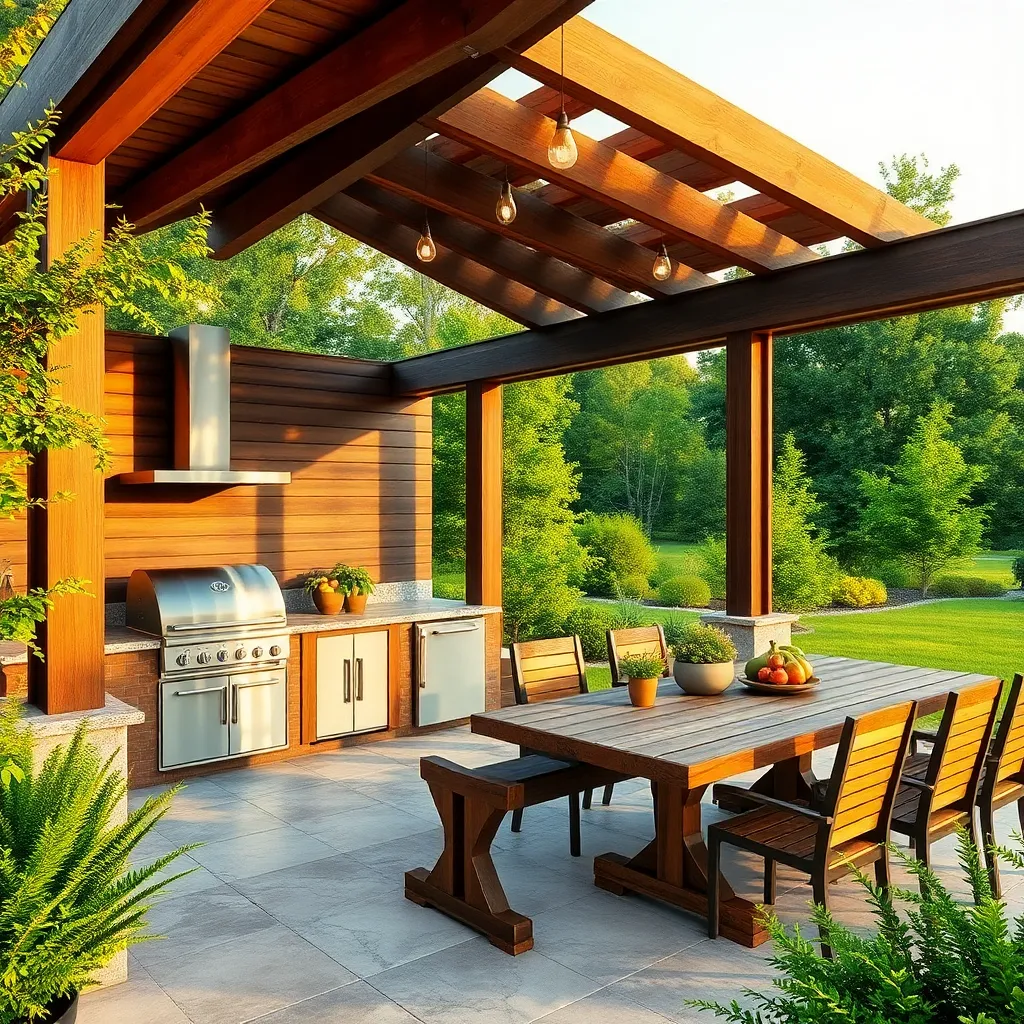 Constructing a Functional Outdoor Kitchen