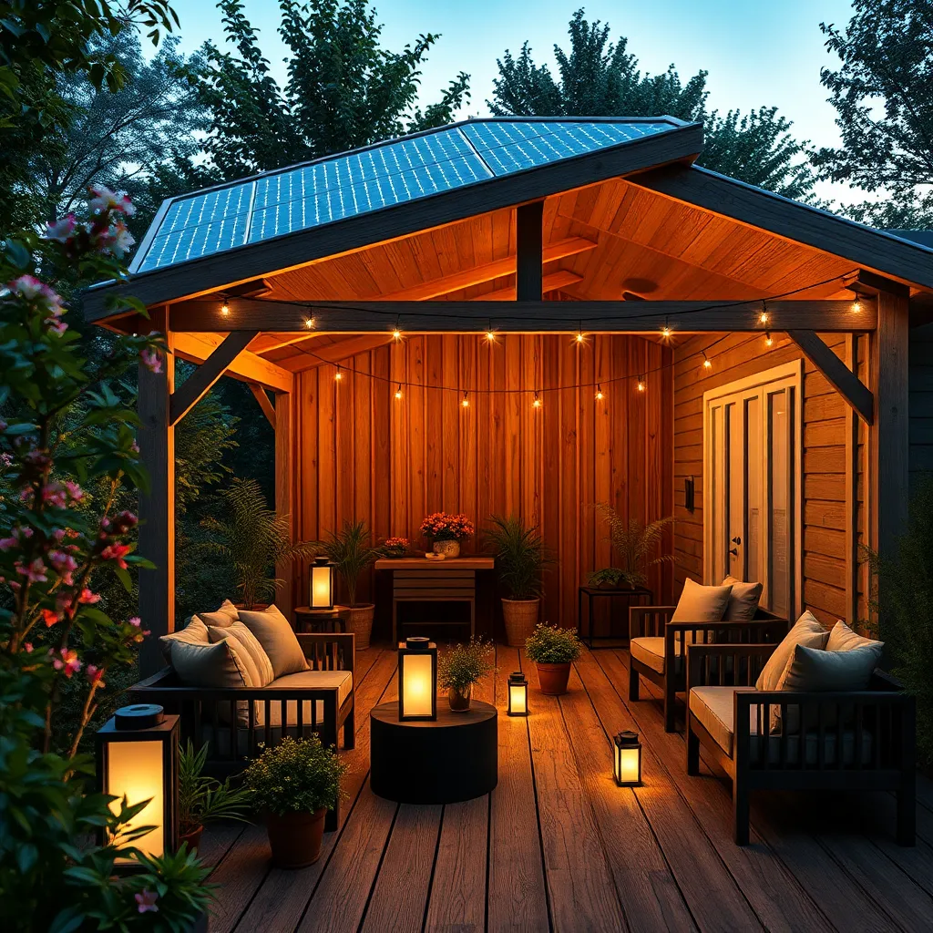 Integrate Solar-Powered Lighting