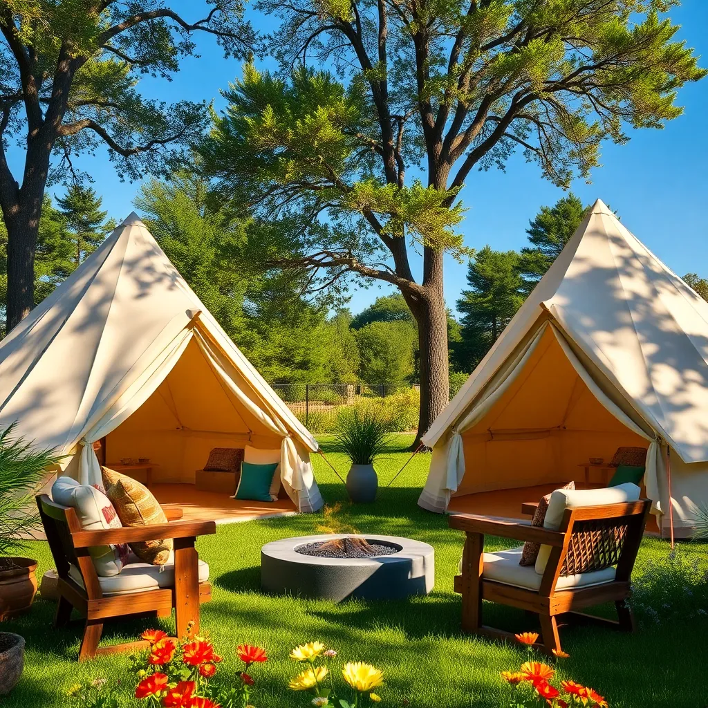 Craft A-Frame Tents from Canvas
