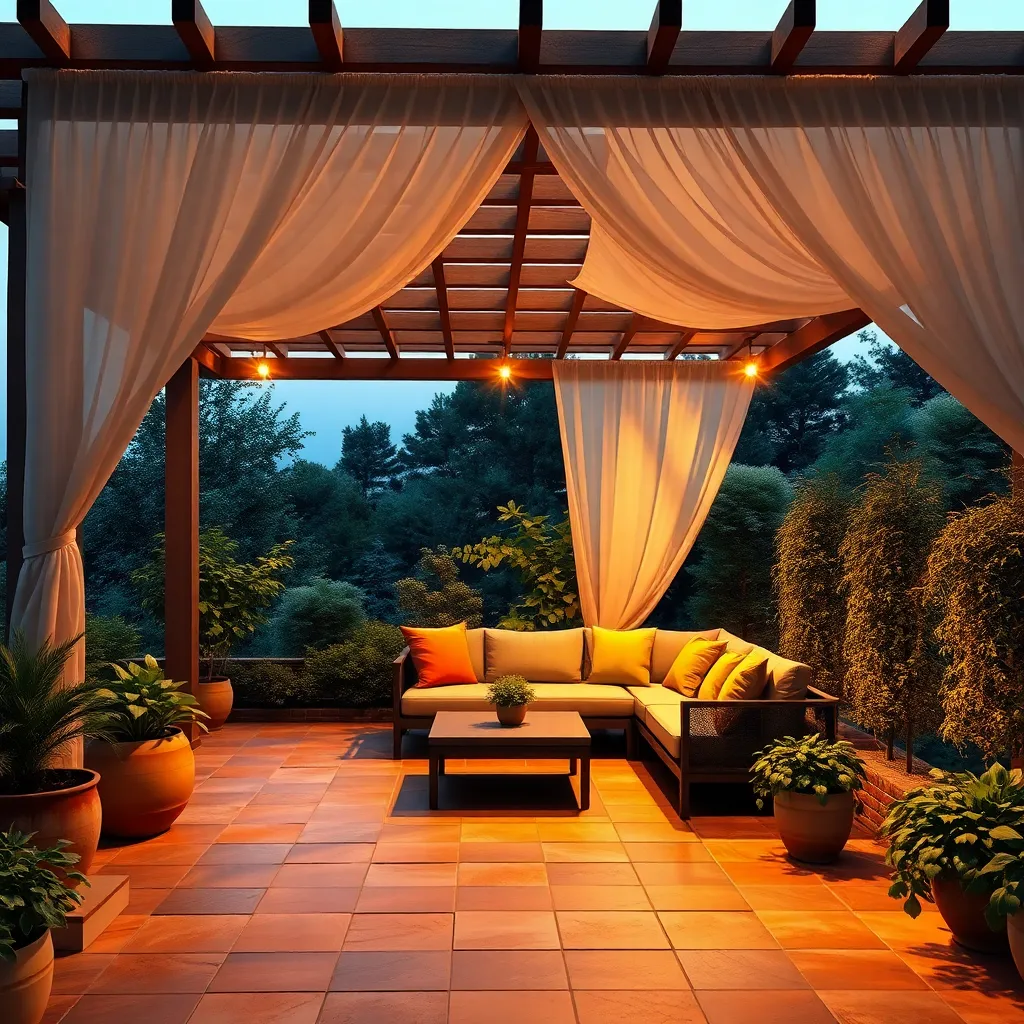 Incorporate Lightweight Pergola Structures