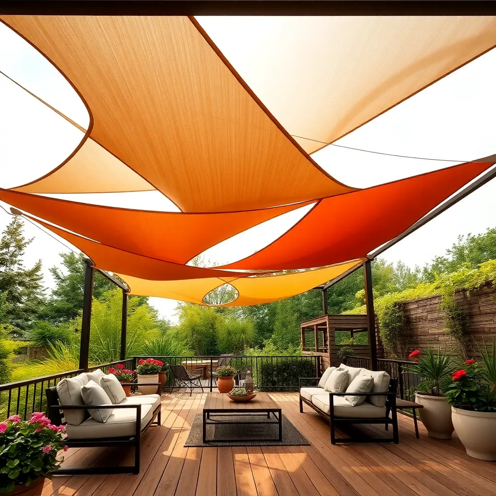 Versatile Sail Shades for Patios