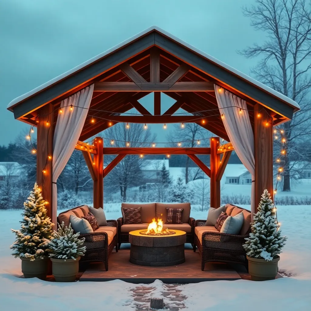 Designing Cozy Winter Gazebos